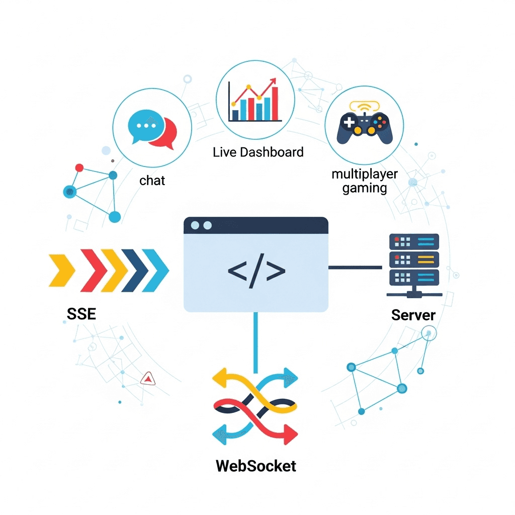 Real-Time Communication: SSE vs WebSockets Explained with Express.js